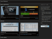 Tablet Screenshot of jessehakanen.net